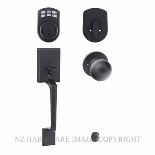 EZSET EZSET KE400CABABLK CAPRI GRIPSET + BALA KNOB + KEYPAD DEADBOLT BLACK