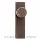 MARDECO 1198 PLATE ABR DIAMOND KNURL 18MM KNOB ON PLATE ANTIQUE BRONZE