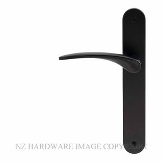 WINDSOR GALAXY APOLLO BLK LEVER ON PLATE HANDLES MATT BLACK