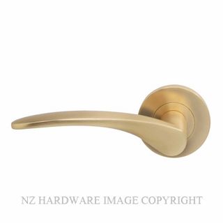WINDSOR GALAXY APOLLO MSB LEVER ON ROSE HANDLES MATT SATIN BRASS
