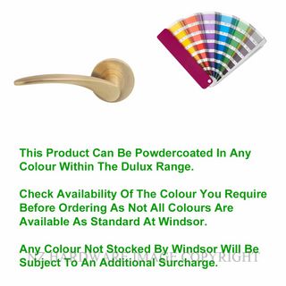 WINDSOR GALAXY APOLLO PC LEVER ON ROSE HANDLES POWDERCOAT