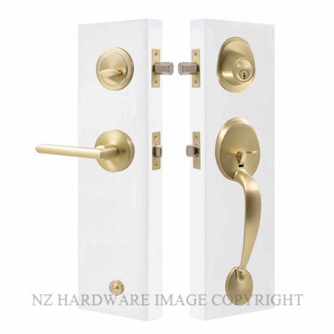 WINDSOR 9066-MSB OVAL GRIPSET MATT SATIN BRASS