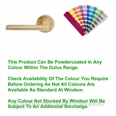 WINDSOR GALAXY VECTOR PC LEVER ON ROSE HANDLES POWDERCOAT