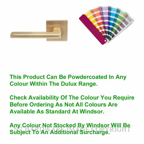 WINDSOR GALAXY VECTOR ELITE PC LEVER ON ROSE HANDLES POWDERCOAT