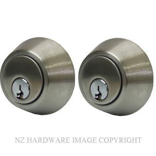 LEGGE G2 DEADBOLT DOUBLE KEYED SS SATIN STAINLESS