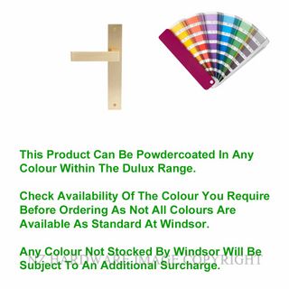 WINDSOR 7210RD-PC GALAXY PEGASUS ELITE LONGPLATE DUMMY RH POWDERCOAT