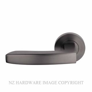 WINDSOR 9022-9052 GN CORBEL LEVER ON ROSE GRAPHITE NICKEL