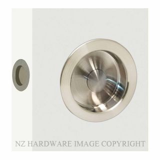 MILES NELSON 537SN SLIDING DOOR PASSAGE SET SATIN NICKEL