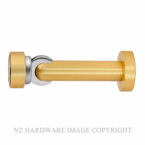 MILES NELSON 603SB MAGNETIC DOOR STOP SATIN BRASS
