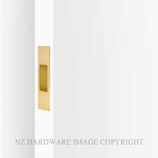 MILES NELSON 738SB DOOR END FINGER PULL SATIN BRASS