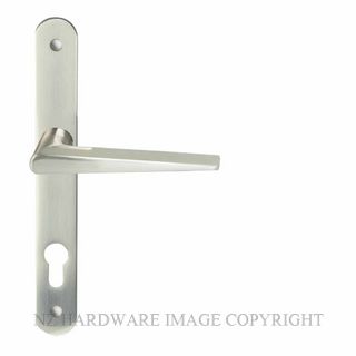MILES NELSON MILANO LUCCA ROUND END LEVER ON PLATE SATIN NICKEL