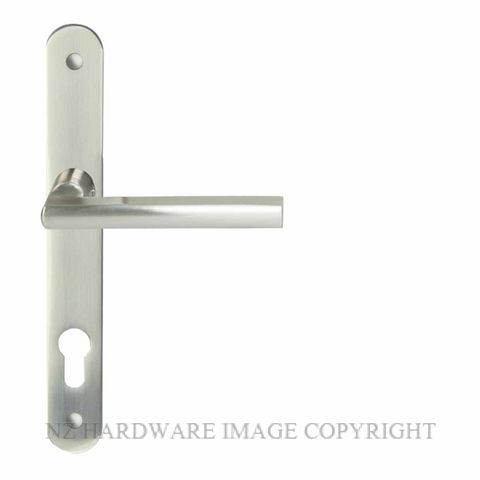 MILES NELSON MILANO PARMA PAR106 LEVER ON PLATE SATIN NICKEL