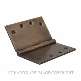 WINDSOR 5914 OR HINGE BRASS FIXED PIN FLAT TIP 100X125 OIL RUBBED BRONZE