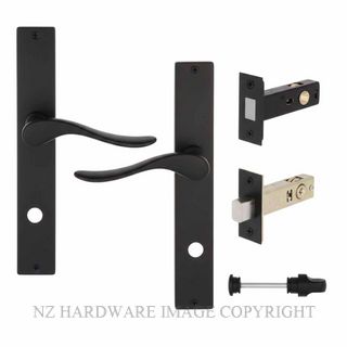 WINDSOR 8245M-BLK HAVEN SQUARE LONG PLATE PRIVACY MAGNETIC MATT BLACK