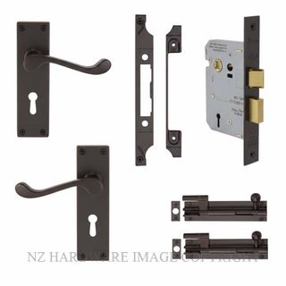 WINDSOR 7062 VB FRENCH DR KIT (7005+1107+1109+2X 5213) VINTAGE BRONZE