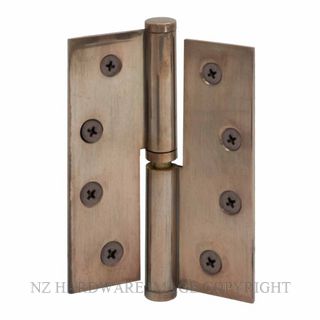 WINDSOR 5910 NB HINGE BRASS LIFT OFF LH 100X75 NATURAL BRONZE