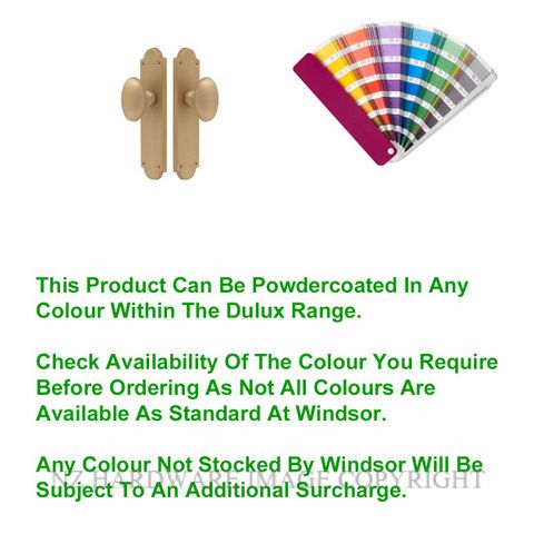 WINDSOR 5073-5076 CAMDEN OVAL KNOB ON PLATE POWDERCOAT
