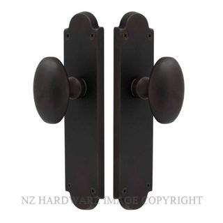 WINDSOR 5073-DRB CAMDEN VICTORIAN PLAIN PLATE DARK ROMAN BRASS