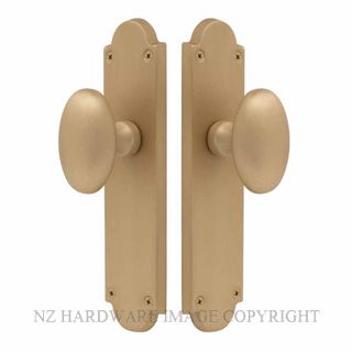 WINDSOR 5073-MSB CAMDEN VICTORIAN PLAIN PLATE MATT SATIN BRASS