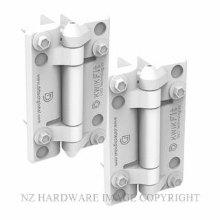 D&D TECH KF3PWT KWIKFIT PLAIN HINGE WHITE