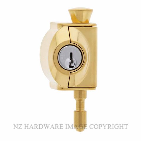 CARBINE CMP PB MINI PUSH LOCK BOX PACK POLISHED BRASS