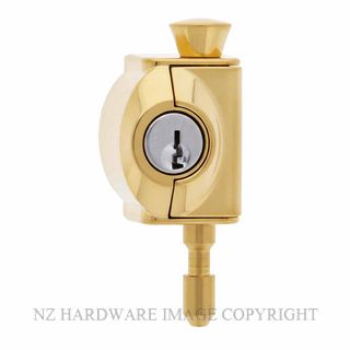 CARBINE CMP PB MINI PUSH LOCK BOX PACK POLISHED BRASS