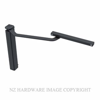 DD TECH DC622G-L-1-9004 HYDRAULIC GATE CLOSER HO LEFT HAND ANTHRACITE GREY