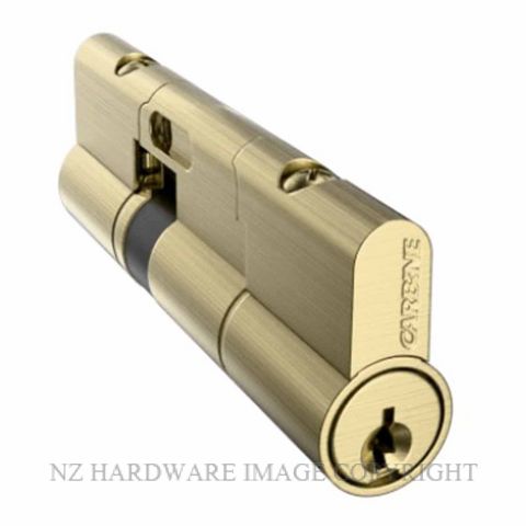 CARBINE CPF-5D-35-55SB KEY & KEY EURO CYLINDER SATIN BRASS