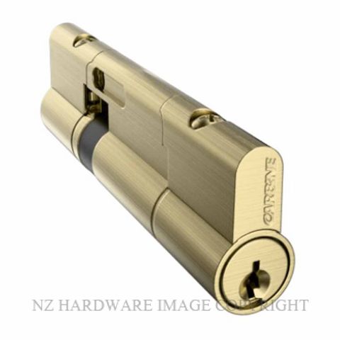 CARBINE CPF-5D-35-65SB KEY & KEY EURO CYLINDER SATIN BRASS
