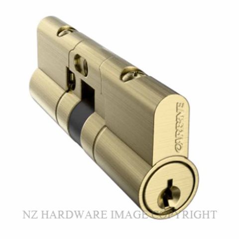 CARBINE CPF-5D-40-40SB KEY & KEY EURO CYLINDER SATIN BRASS
