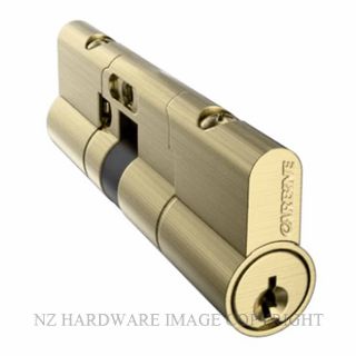 CARBINE CPF-5D-40-50SB KEY & KEY EURO CYLINDER SATIN BRASS