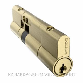 CARBINE CPF-5D-40-60SB KEY & KEY EURO CYLINDER SATIN BRASS