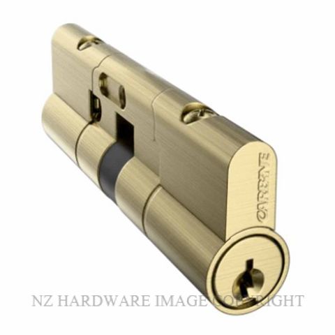 CARBINE CPF-5D-45-45SB KEY & KEY EURO CYLINDER SATIN BRASS