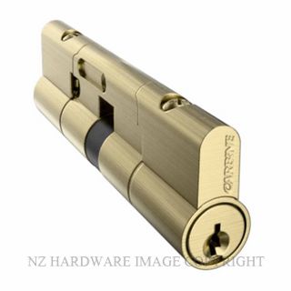 CARBINE CPF-5D-50-50SB KEY & KEY EURO CYLINDER SATIN BRASS