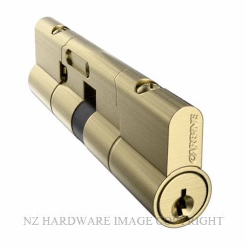 CARBINE CPF-5D-50-50SB KEY & KEY EURO CYLINDER SATIN BRASS