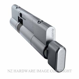 CARBINE CPF-5T-35-55SC KEY & TURN EURO CYLINDER SATIN CHROME