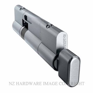 CARBINE CPF-5T-35-65SC KEY & TURN EURO CYLINDER SATIN CHROME