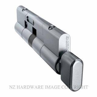 CARBINE CPF-5T-50-50SC KEY & TURN EURO CYLINDER SATIN CHROME