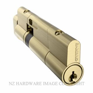 CARBINE CPF-5T-65-35SB KEY & TURN EURO CYLINDER SATIN BRASS