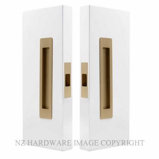 WINDSOR LUME 5690-MSB PASSAGE SET - 200MM  MATT SATIN BRASS