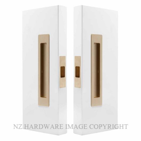 WINDSOR LUME 5690-USB PASSAGE SET - 200MM  UNLACQUERED SATIN BRASS