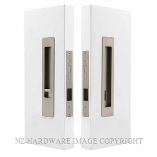 WINDSOR 5700 LUME SLIDING DOOR PRIVACY SET SNIB-EMERGENCY  BRUSHED NICKEL