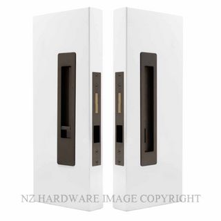 WINDSOR 5700 LUME SLIDING DOOR PRIVACY SET SNIB-EMERGENCY  ANTIQUE BRONZE