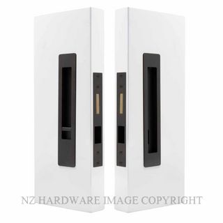 WINDSOR 5700 LUME SLIDING DOOR PRIVACY SET SNIB-EMERGENCY  DARK ROMAN BRASS