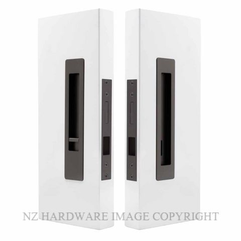 WINDSOR 5700 LUME SLIDING DOOR PRIVACY SET SNIB-EMERGENCY  GRAPHITE NICKEL