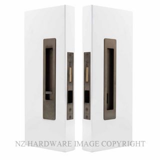 WINDSOR 5700 LUME SLIDING DOOR PRIVACY SET SNIB-EMERGENCY  NATURAL BRONZE