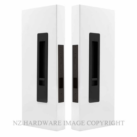 WINDSOR 5720 LUME SLIDING DOOR PRIVACY SET SNIB-SNIB  MATT BLACK