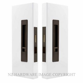 WINDSOR 5720 LUME SLIDING DOOR PRIVACY SET SNIB-SNIB  COCOA BRONZE