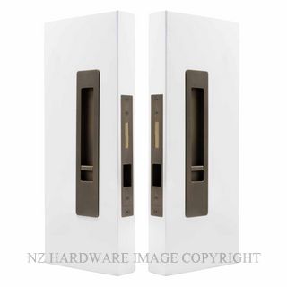 WINDSOR 5720 LUME SLIDING DOOR PRIVACY SET SNIB-SNIB  ROMAN BRASS
