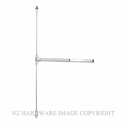 DORMAKABA ED2227EOSIL 9400000002184 EXIT ONLY PANIC BOLT 1085MM SILVER